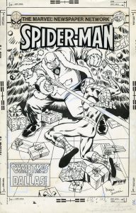 Spider-Man: Christmas in Dallas (original cover art by Marie Severin)