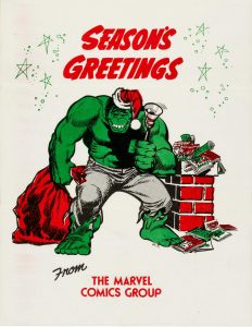 Marvel 1972 Holiday Card