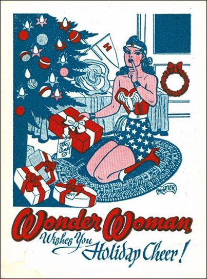 Wonder Woman Wishes You Holiday Cheer!